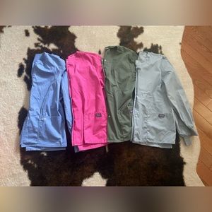 Colorful scrub jackets Cherokee